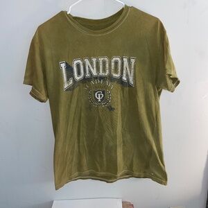 PACSUN oversized green shirt